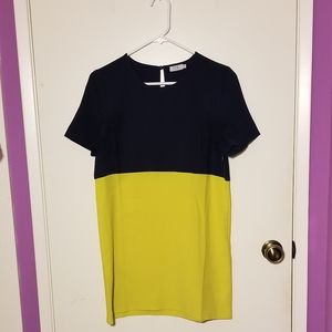 Block Color T-Shirt Dress